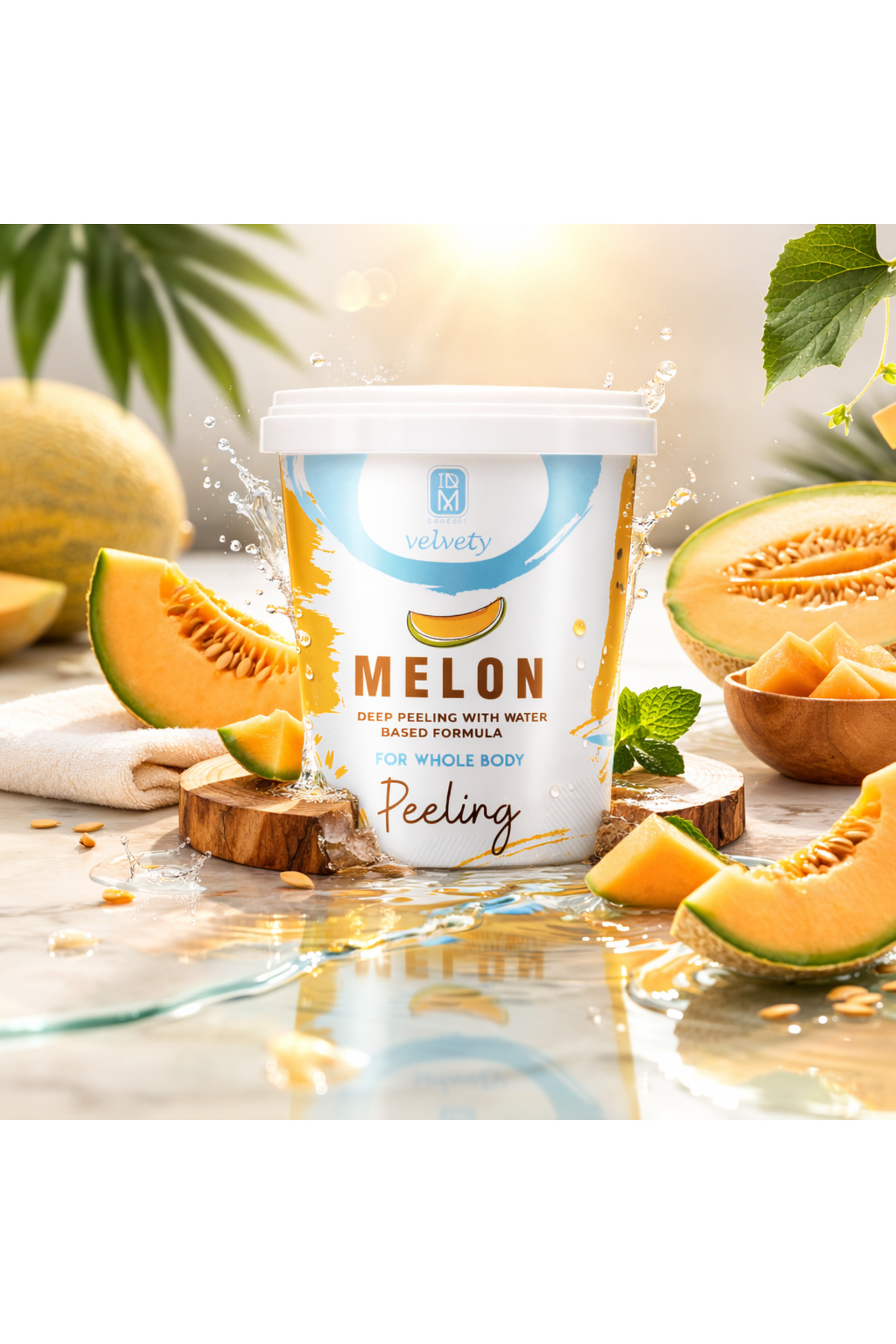 Velvety Melon Body Peeling / Vücut Peelingi 400 Ml — 8681750068476 — تصویر 3 از 3
