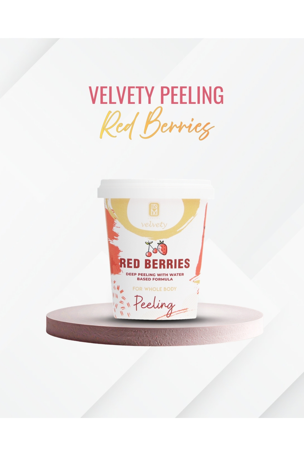 IDM Velvety Kırmızı Meyveler Ve Yağ Bazlı Vücut Peelingi 400ml — 8681750068445