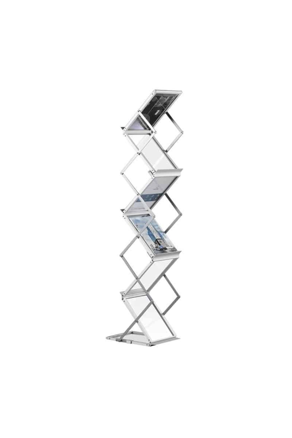 Rekboard Portatif Katlanabilir Zigzag Broşür Stand - Fiyatı, Yorumları