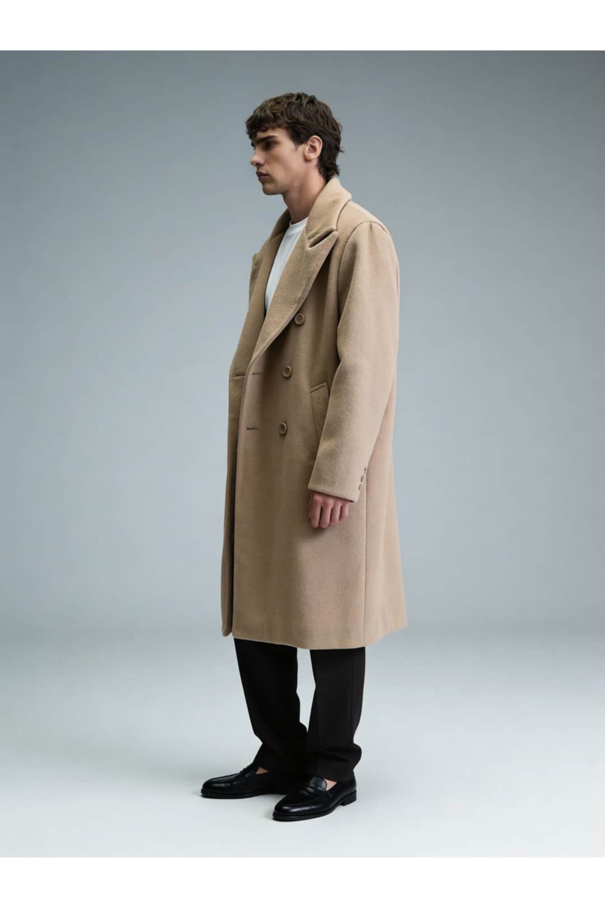 Atelier Old Money  Valmont Lorien Bol Kalıp Palto FW5940 - Görsel 4