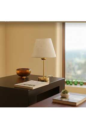 Lunacclight Mons gold abajur krem kumaş