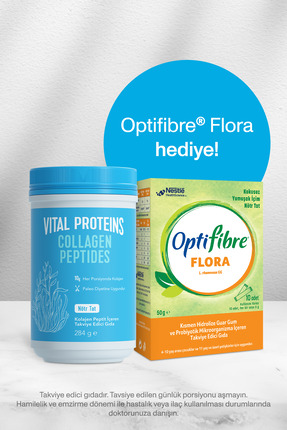 Vital Proteins Collagen Peptides + Optifibre Flora Hediye
