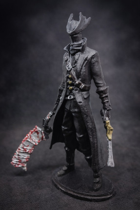 shop Bloodborne The Hunter Figür | 3D Baskı Koleksiyonluk Gotik Oyun Karakteri