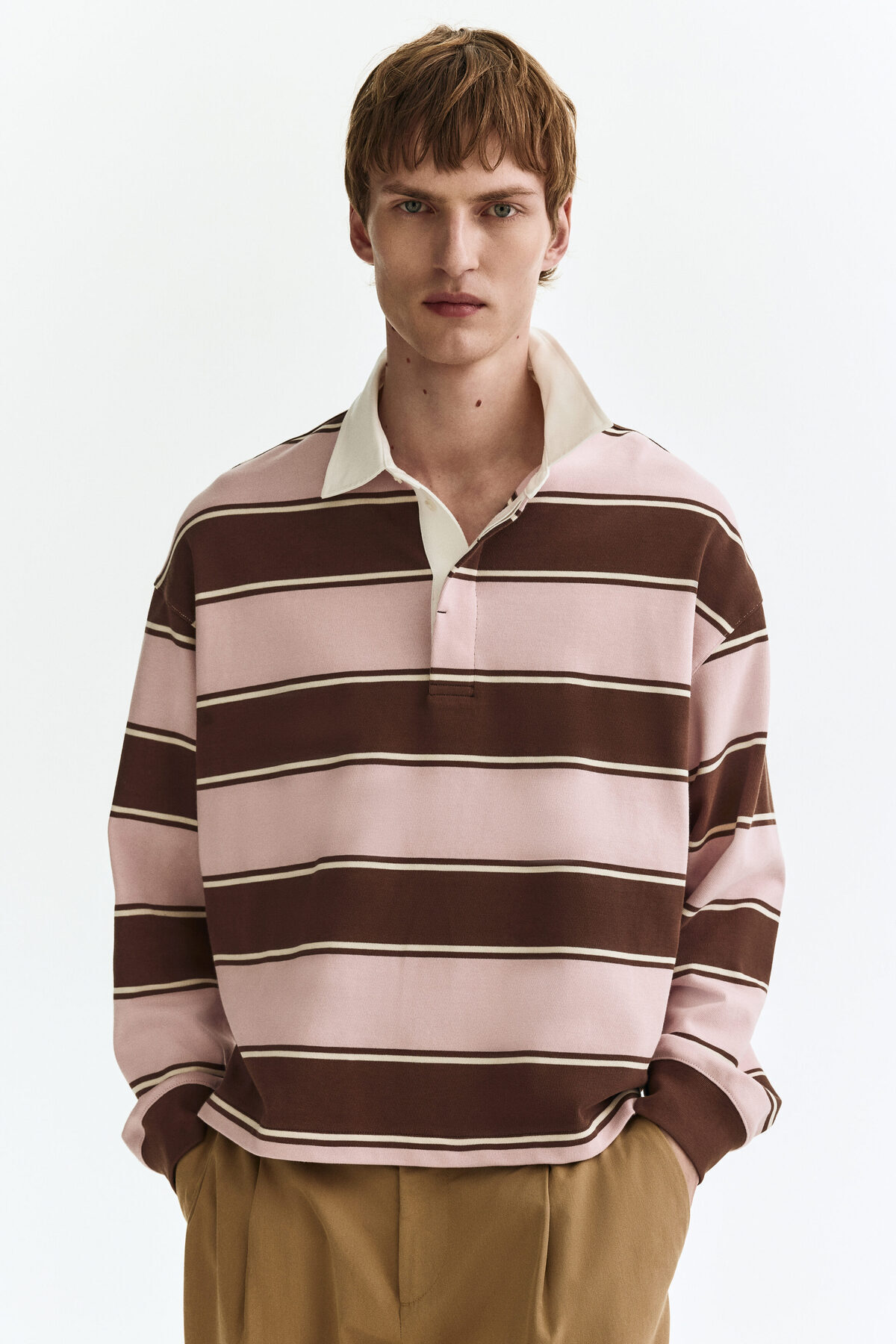 تاپ راگبی گشاد و مناسب اچ اند ام پولوشرت H&M