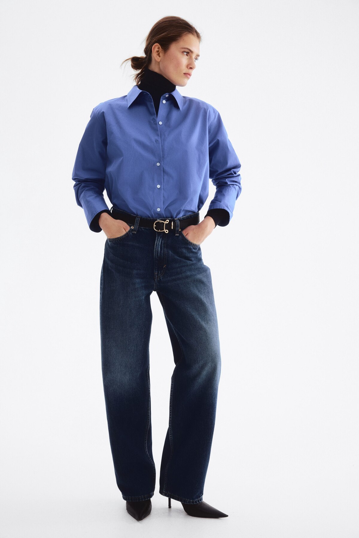 H&M Barrel High Waist Jeans