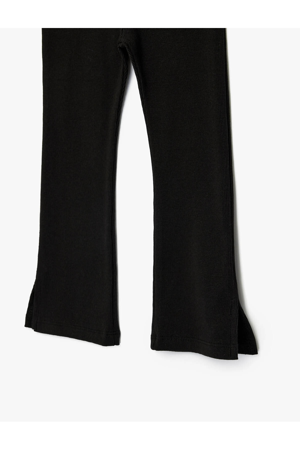 Koton İspanyol Paça Siyah Kız Bebek Tayt 6SMG40007AK fotoğrafı 3 (önizleme)