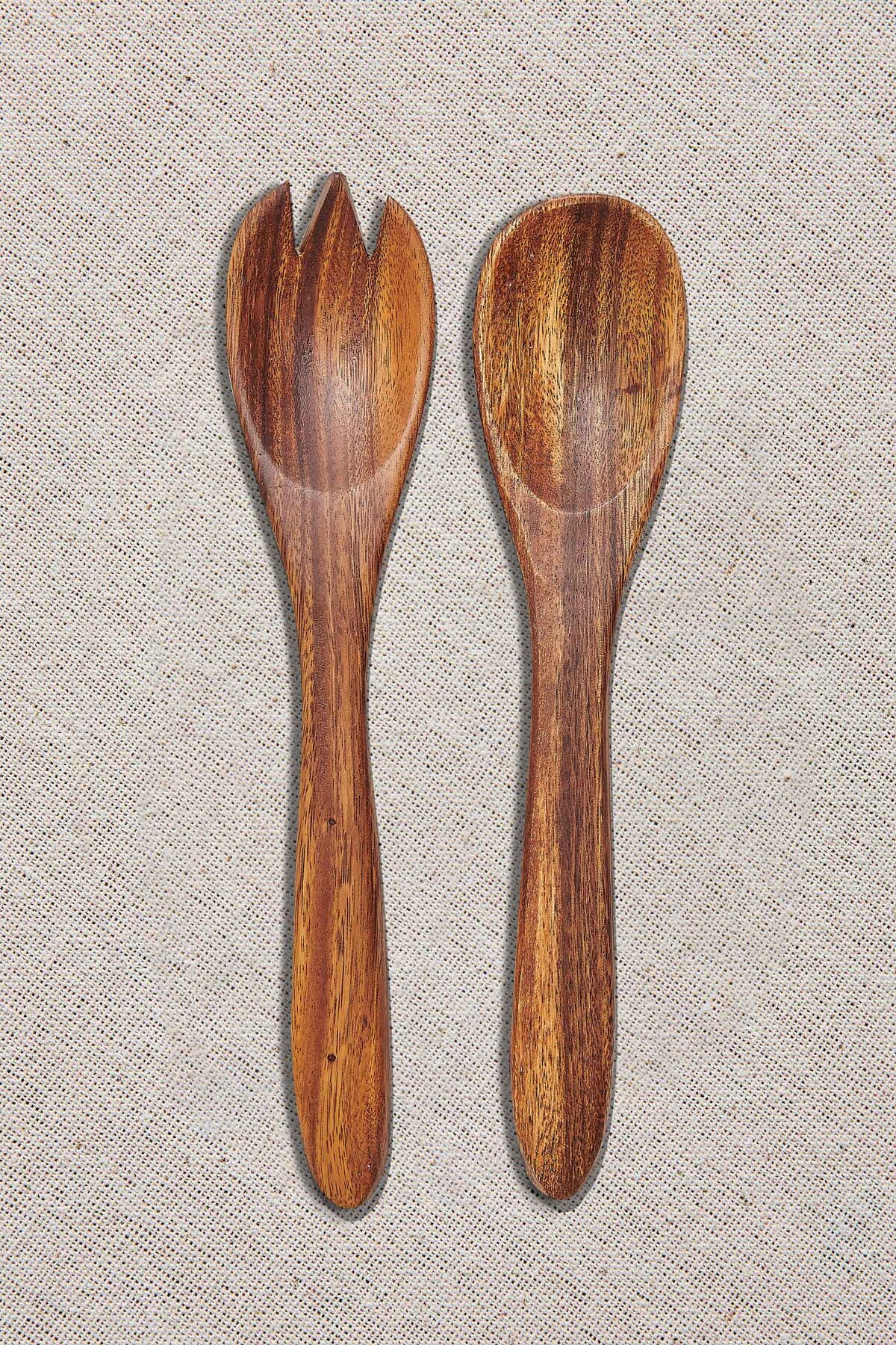 ست سرو سالاد چوبی