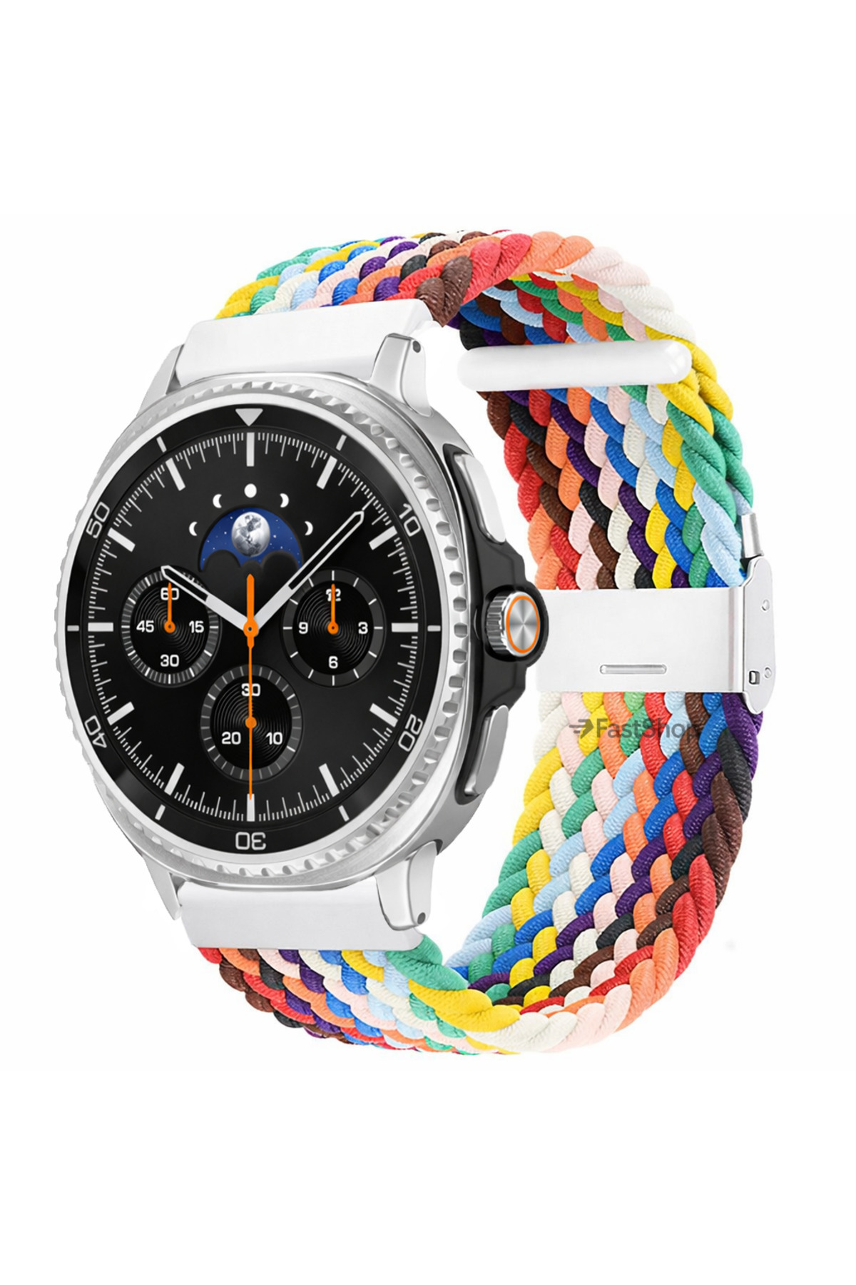 Samsung Galaxy Watch 8 40mm / 44mm / 46mm Classic Compatible Metal Clips Fabric Mesh Smart Watch Strap