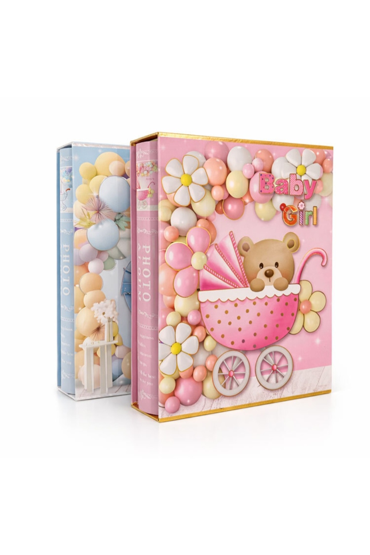 Home 200'lük Kutulu Kız ve Erkek Bebek Fotoğraf Albümü - 10x15cm fotoğrafı 3 (önizleme)