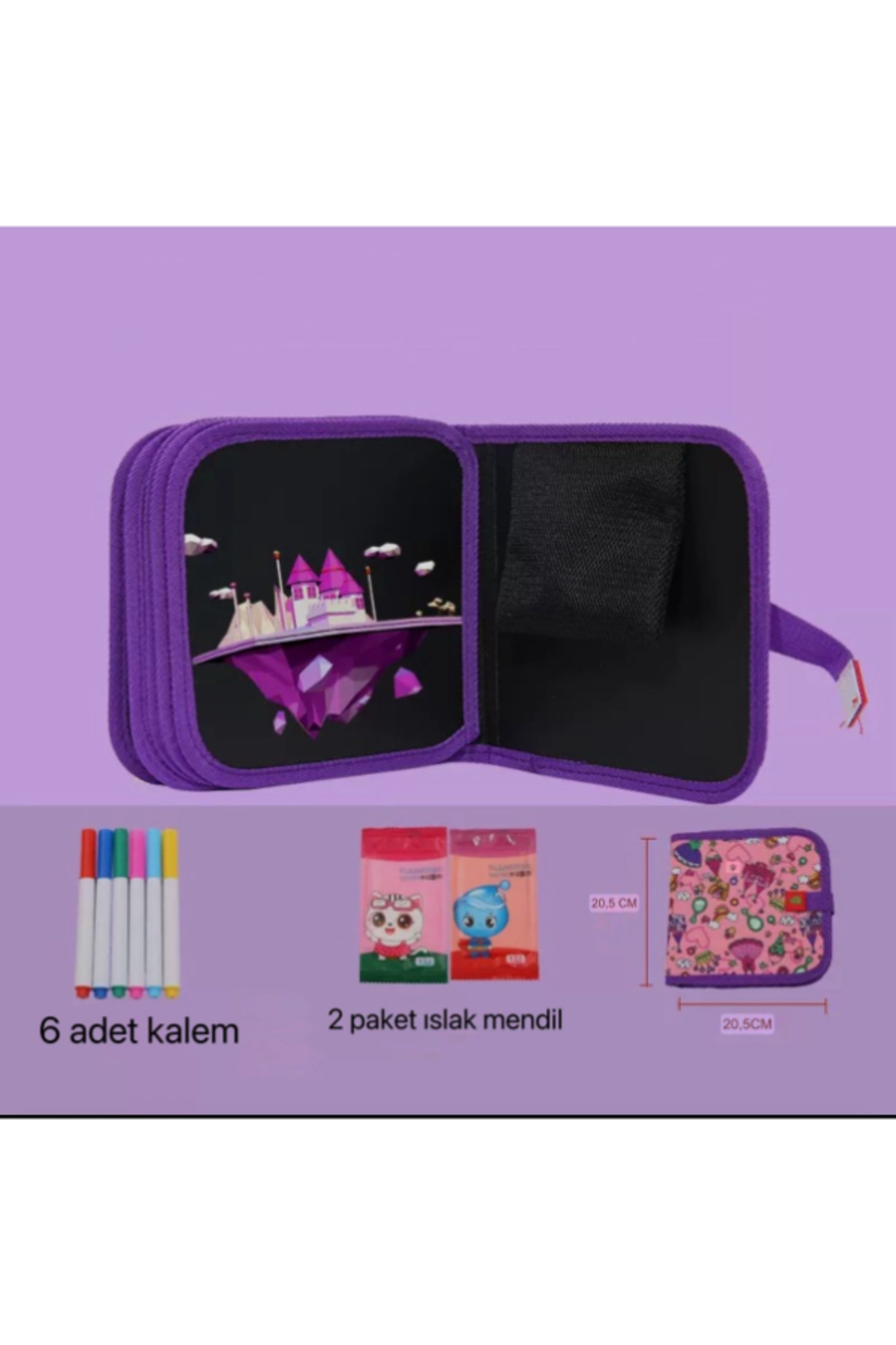 NW NessiWorld Temizlenebilir Renkli Çizim Defteri fotoğrafı 4 (önizleme)