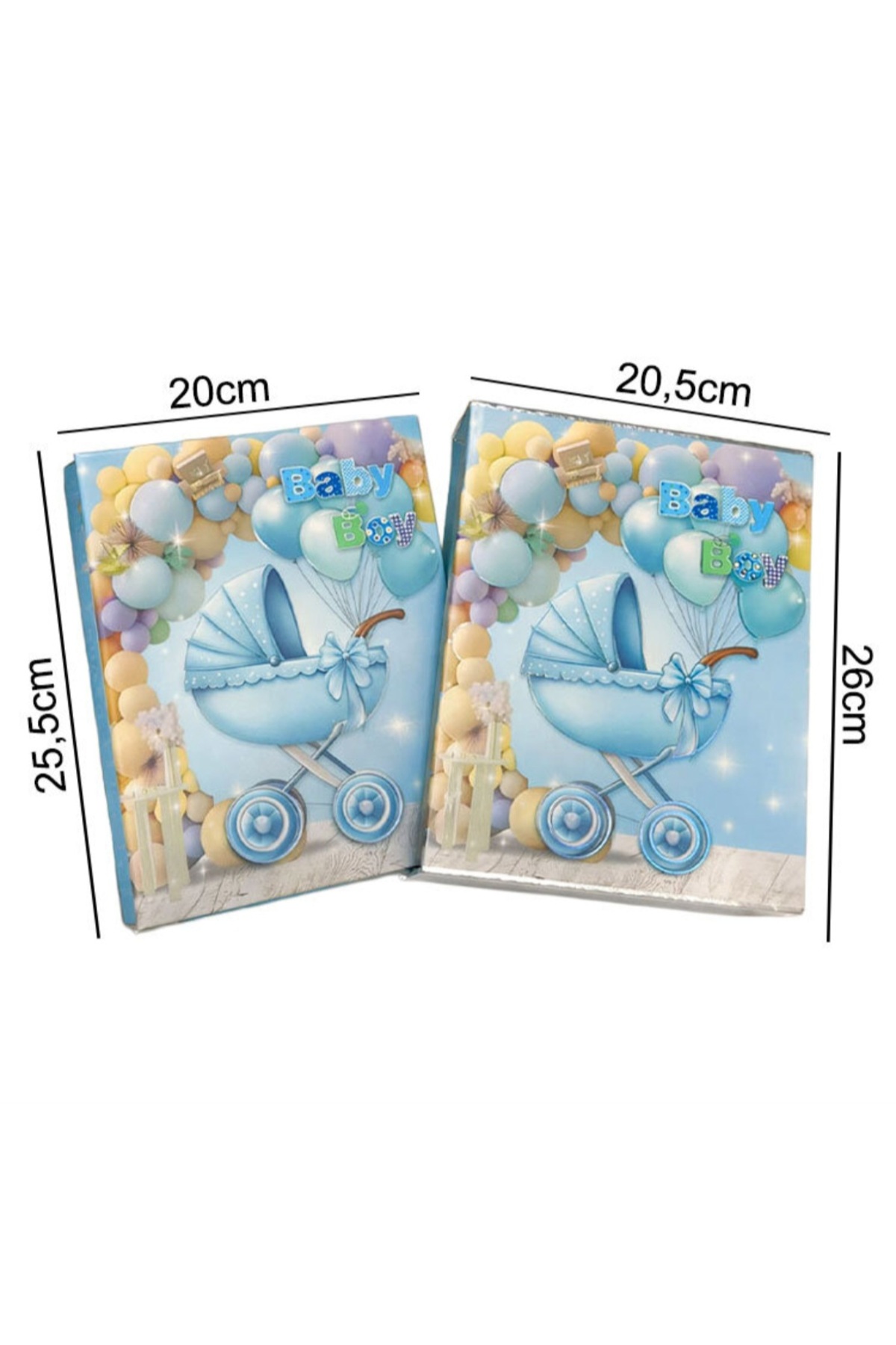 Home 200'lük Kutulu Kız ve Erkek Bebek Fotoğraf Albümü - 10x15cm fotoğrafı 2 (önizleme)