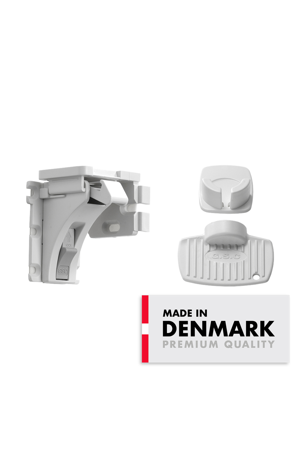 Babydan Bebek ve Çocuklar için Mıknatıslı Dolap Kilidi - Beyaz fotoğrafı 2 (önizleme)