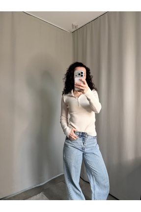 LUNSHI Yakalı İnce Triko