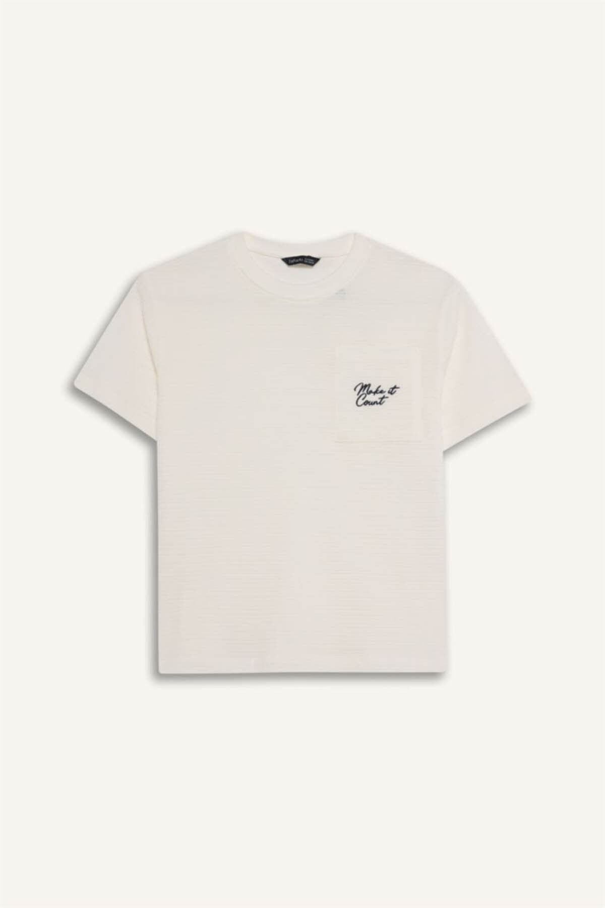 Defacto 26Y801002812 White Boy's T-Shirt G6737A8/Wt32