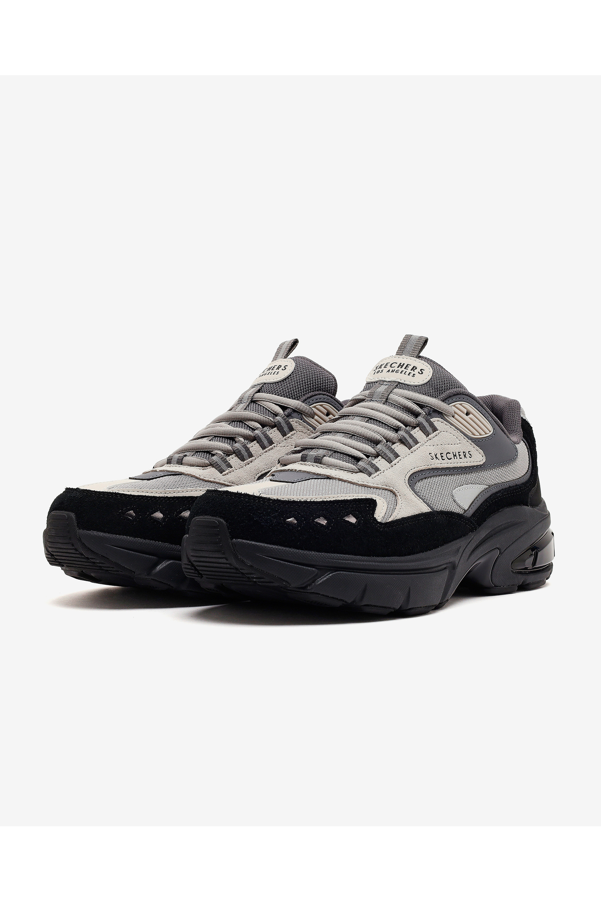 SKECHERS SHADOW Erkek Gri Sneakers 183214 DKGY görsel 3