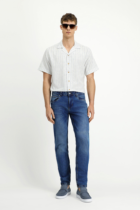 Kigili 7 Drop Slim Fit Dar Kesim Likralı Denim Pantolon