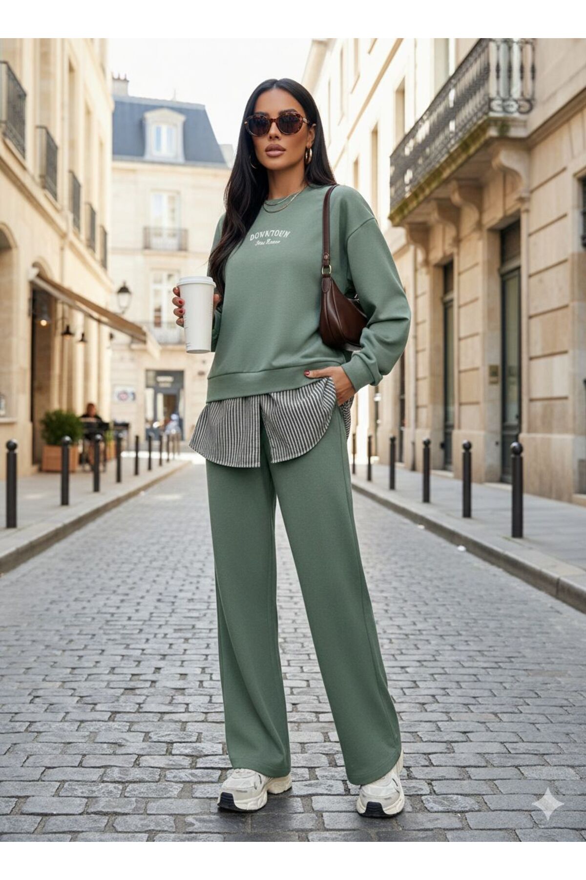 onlymoon ΓΥΝΑΙΚΕΙΟ ΑΘΛΗΤΙΚΟ ΣΕΤ ΜΕ ΠΡΑΣΙΝΟ ΣΤΑΜΠΑΡΕΜΕΝΟ ΣΧΕΔΙΟ 2 ΝΗΜΑΤΩΝ ◆   ...