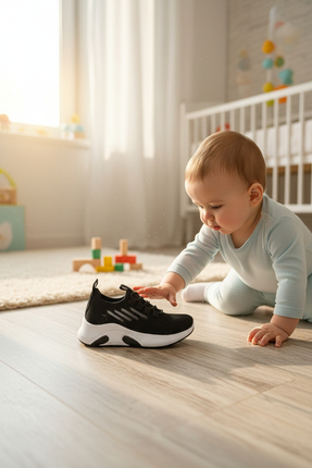 ENOCH SHOES Enoch Kilitli Esnek Bağcık Sistemli Ve Örgü Dokulu Çocuk Spor Aya...