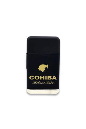 COHİBA Plastik Jet Alev Puro Çakmağı Siyah