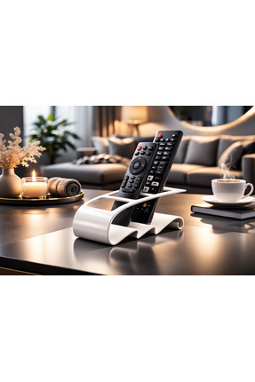 ZaxisStudio3D Kumanda Düzenleyici Stand – TV & Klima Kumandası Organizer, Mas...