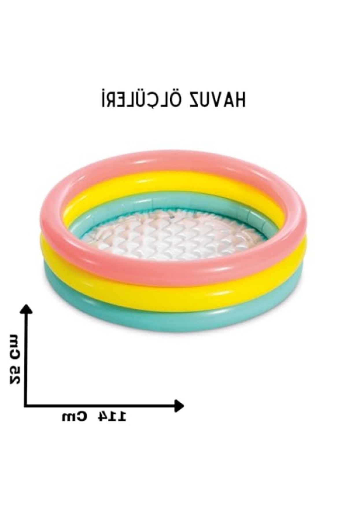 markentegra 3 Boğumlu Şişme Çocuk Havuzu - 114x25 cm fotoğrafı 2 (önizleme)