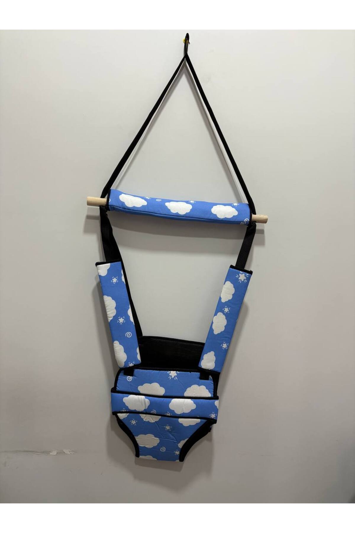 Cozibo Hoppala Zıpzıp Yüz Korumalı Kanguru, Yaylı Denge Bebek Yürüteci Doğal Ahşap fotoğrafı 3 (önizleme)