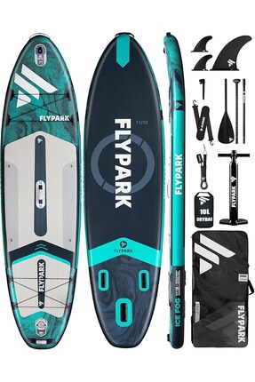 Cosfer FLYPARK 335 cm x 90 cm Şişme Paddle Board – Sup Board 195 kg Taşıma Ka...