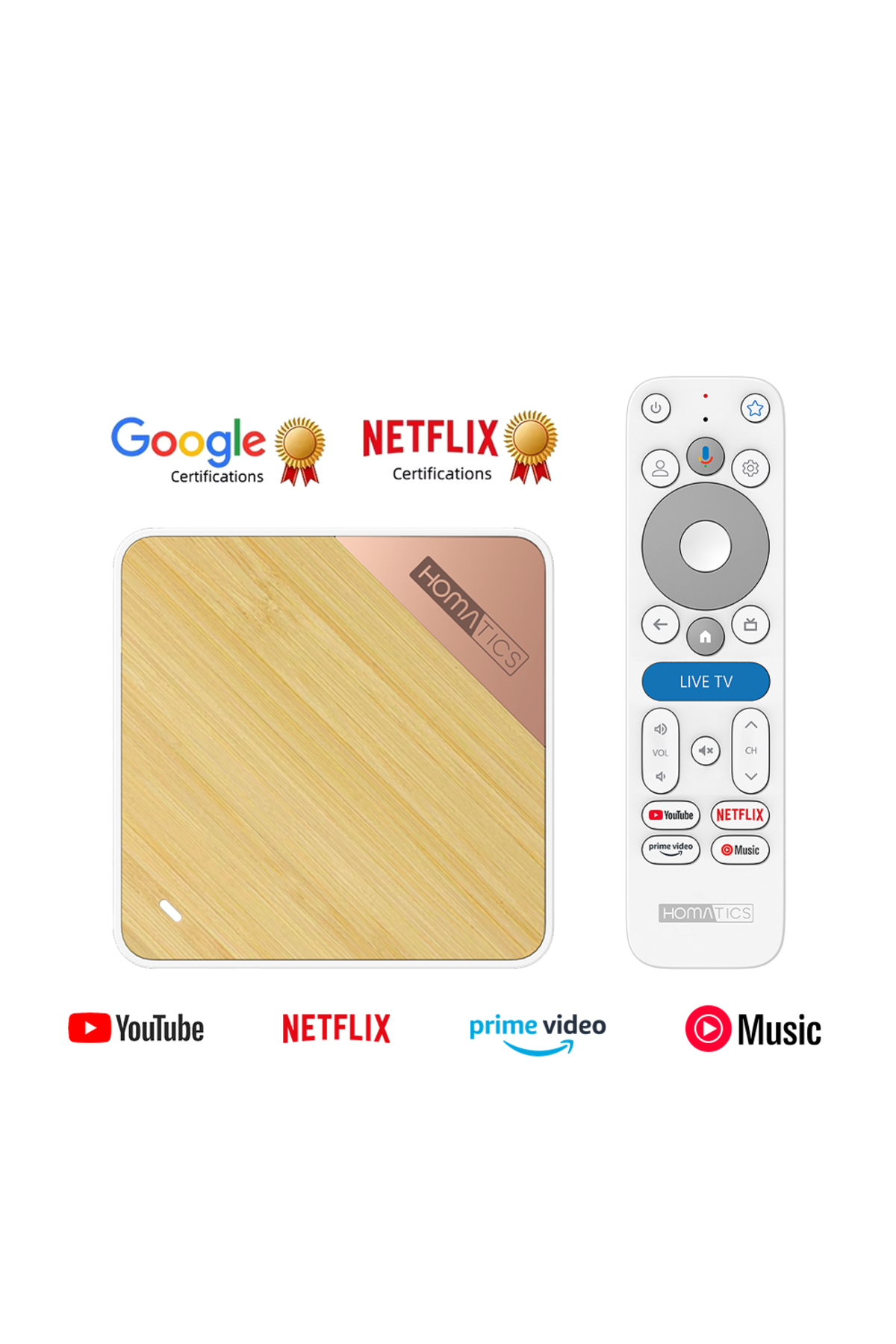 Homatics TV Box 4K V2 2/64 GB (Homatics Türkiye Garantili