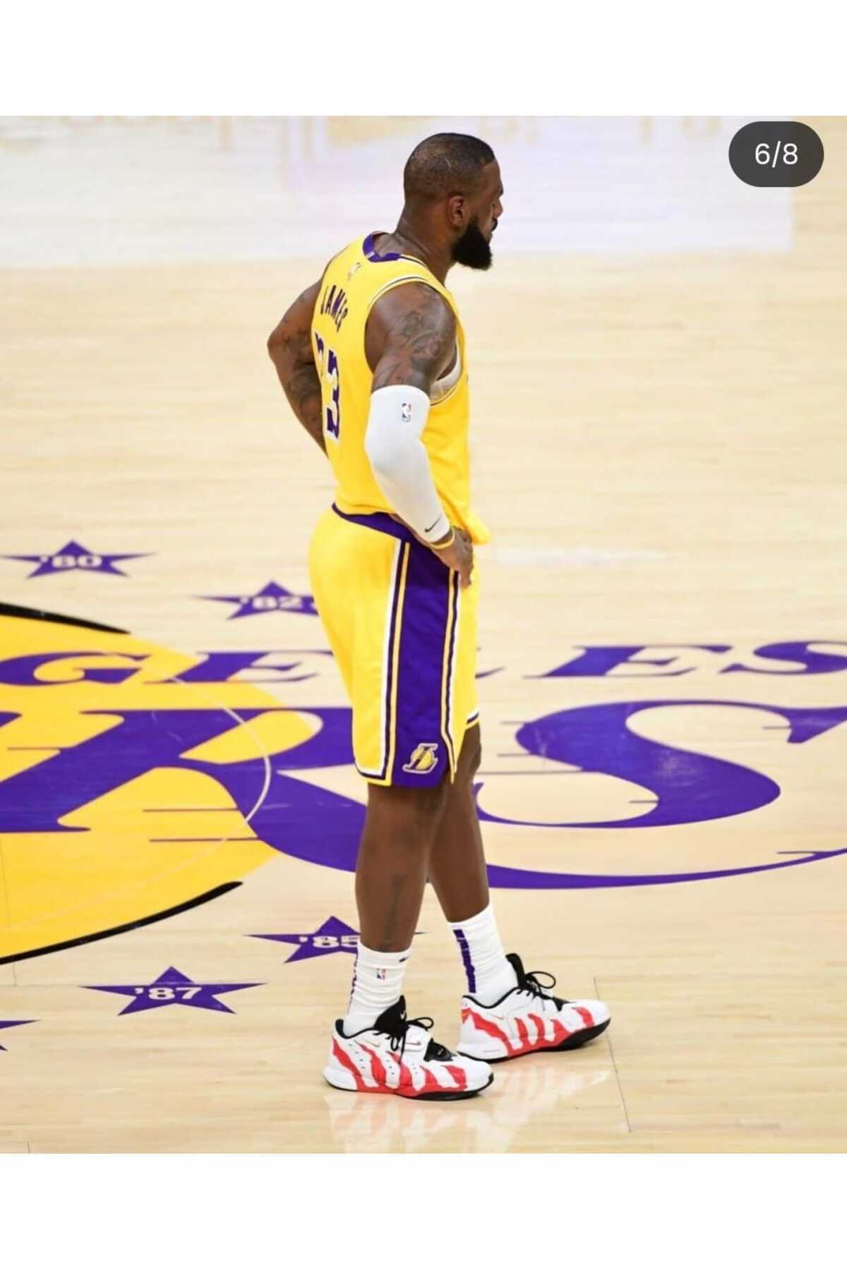 Nike LeBron James 21 Primemium Erkek Basketbol Ayakkabısı (Blue Sport ) görsel 3