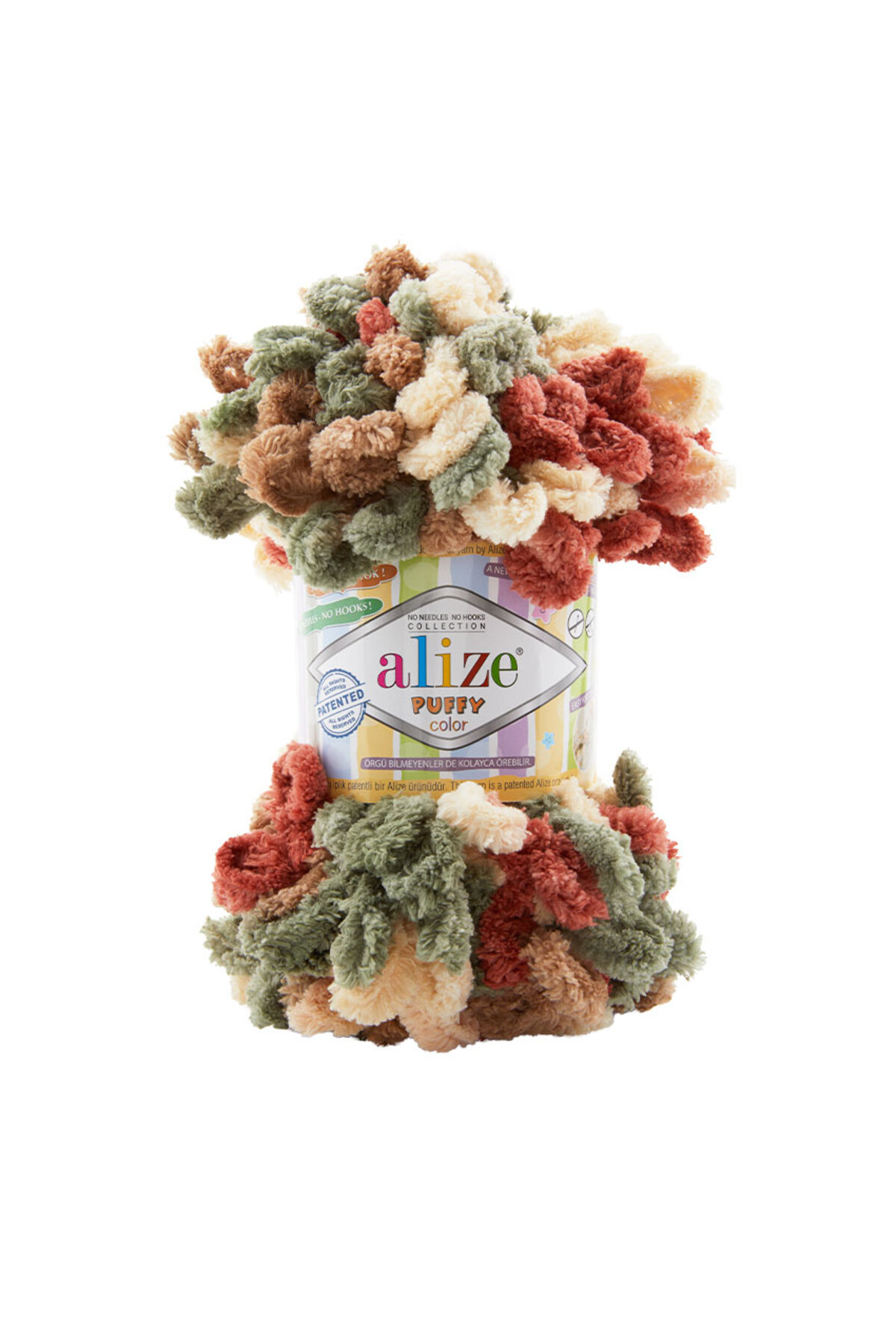 Puffy Color 1 Piece 6039 Hand Knitting Yarn Hand Knitted Heart Pillow Baby Blanket Knitting Rope 6036