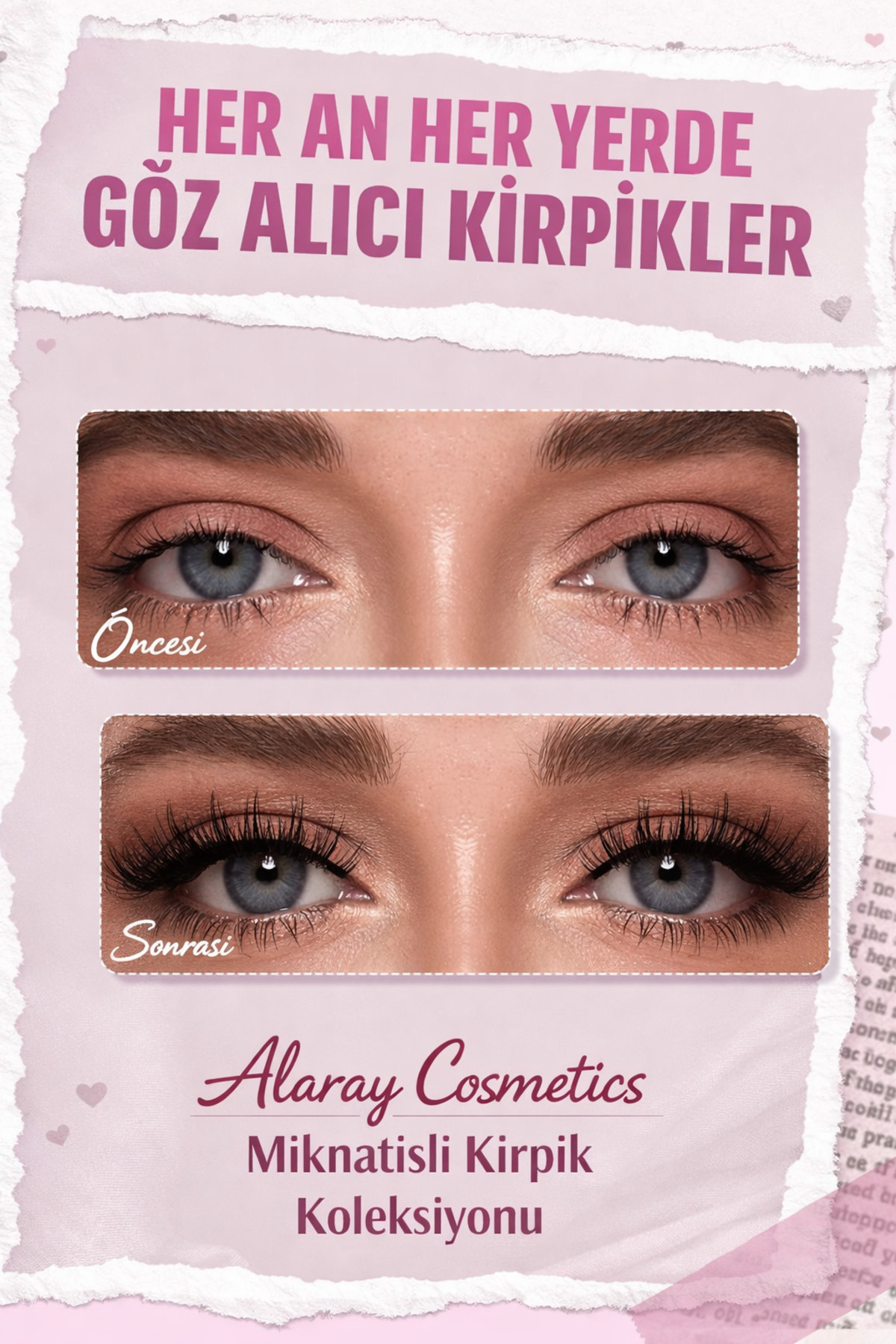 Manyetik Takma Kirpik Seti 2 Çift Mıknatıslı Kirpik + Takma Aparatı Dahil Aynalı Lux Compact Kutu — ALR-MIKNTSSETCOMPCT — تصویر 5 از 9