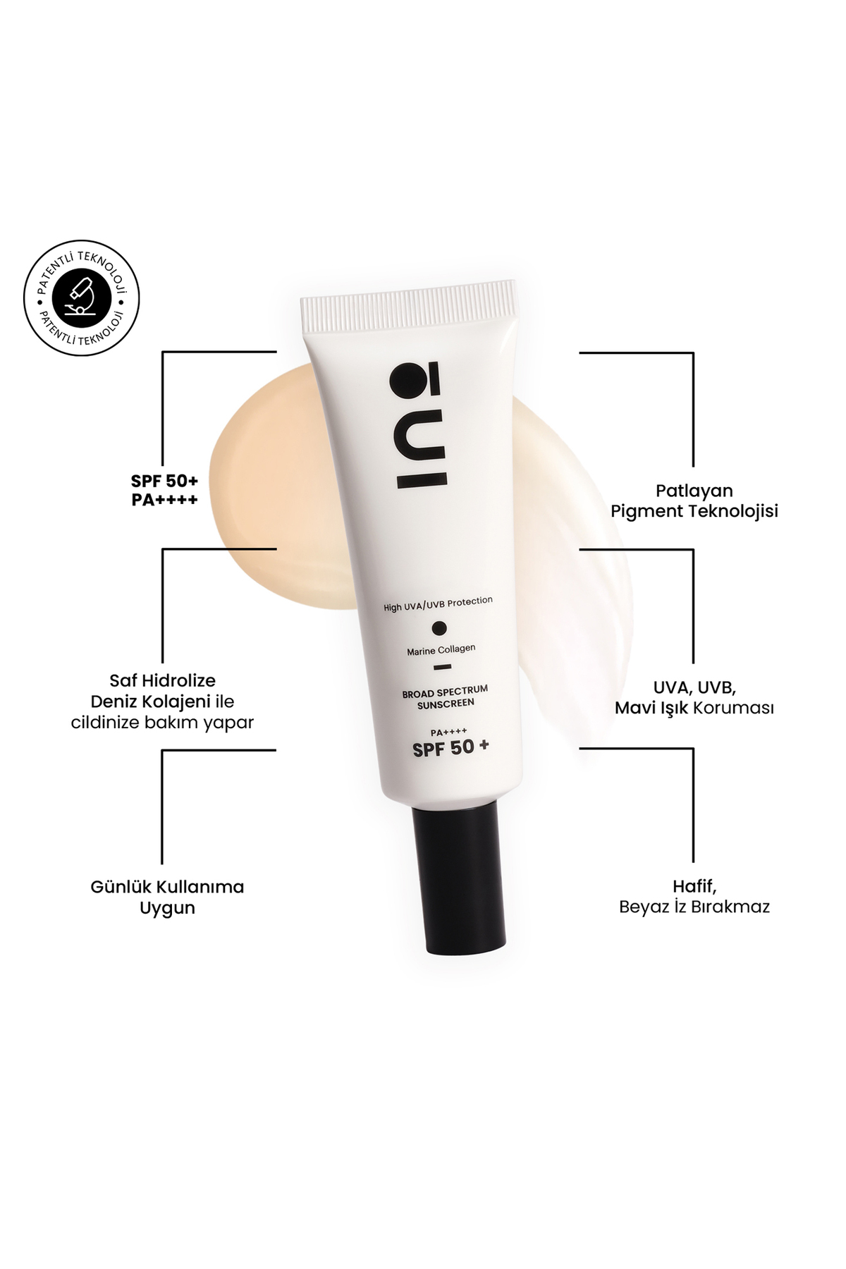 کرم ضد آفتاب با طیف گسترده SPF 50+ - 02 Medium — 5003302971 — تصویر 4 از 8