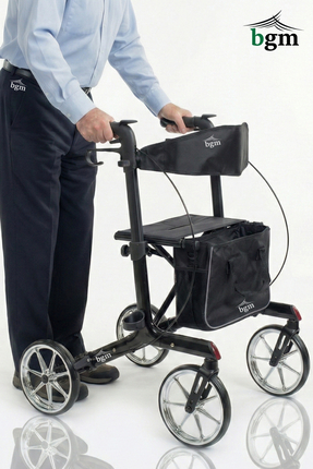BGM Walker Lüks Rolatör Yürüteç – Sabit Gövde Frenli, Oturaklı, Sepetli Lüks ...
