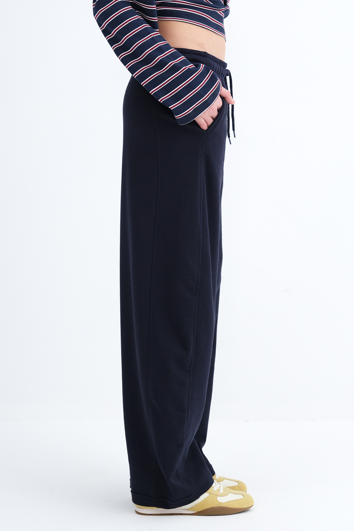 Addax  Cepli Wide Leg Eşofman EŞF10487 - Görsel 4