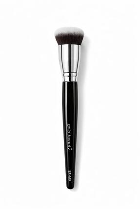 Gold Beauty Yoğun ve Yumuşak Kıl Fondöten & Kapatıcı Fırçası | Profesyonel Yü...