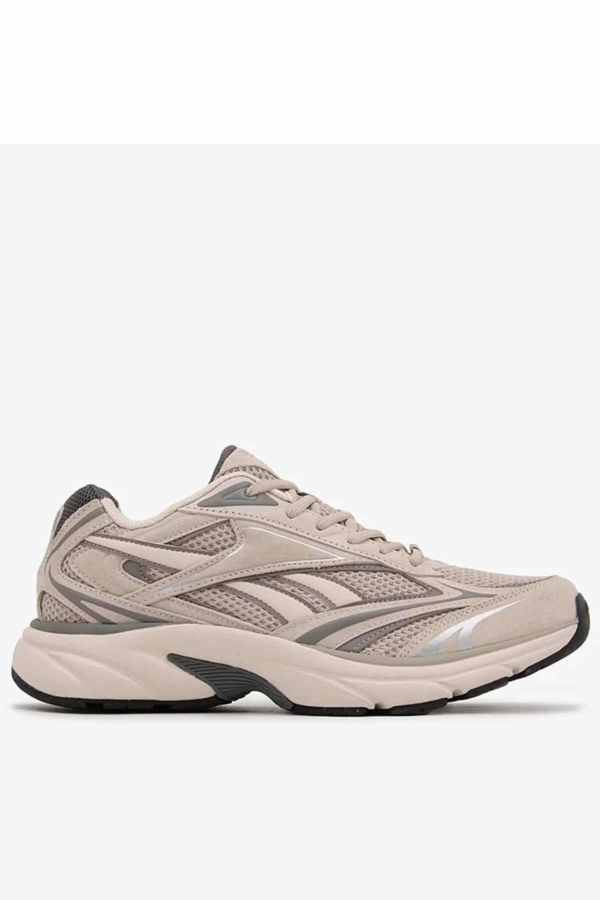 Reebok  BELWAVE Gri Bej Erkek Spor Ayakkabı - Koşu ve Yürüyüş Sneaker - Görsel 4