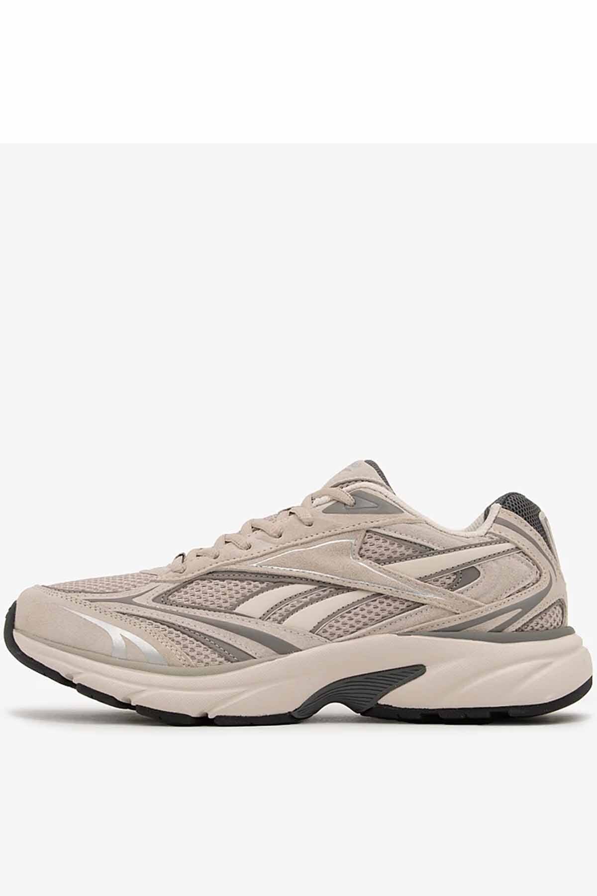 Reebok  BELWAVE Gri Bej Erkek Spor Ayakkabı - Koşu ve Yürüyüş Sneaker - Görsel 6