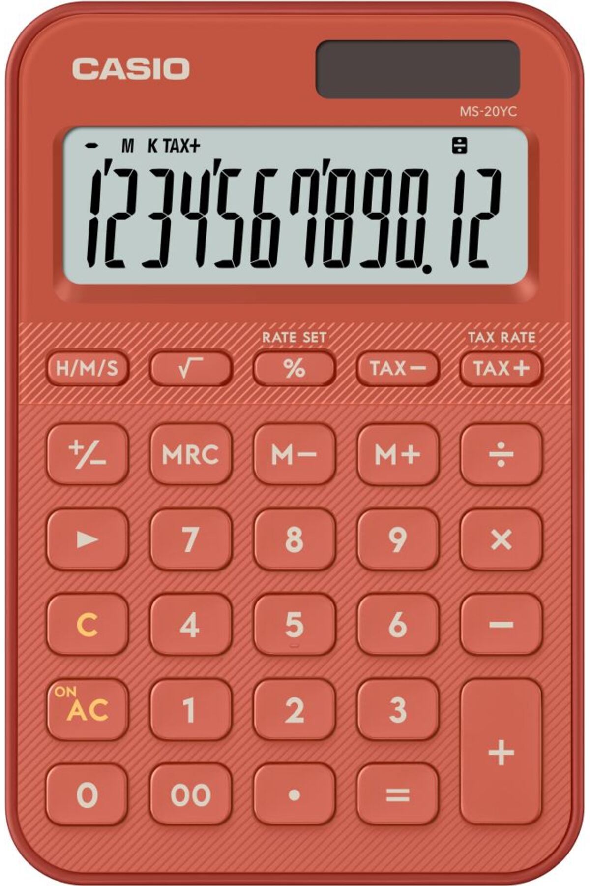 Casio MS-20YC-RD-W-DP Hesap Makinesi Desktop