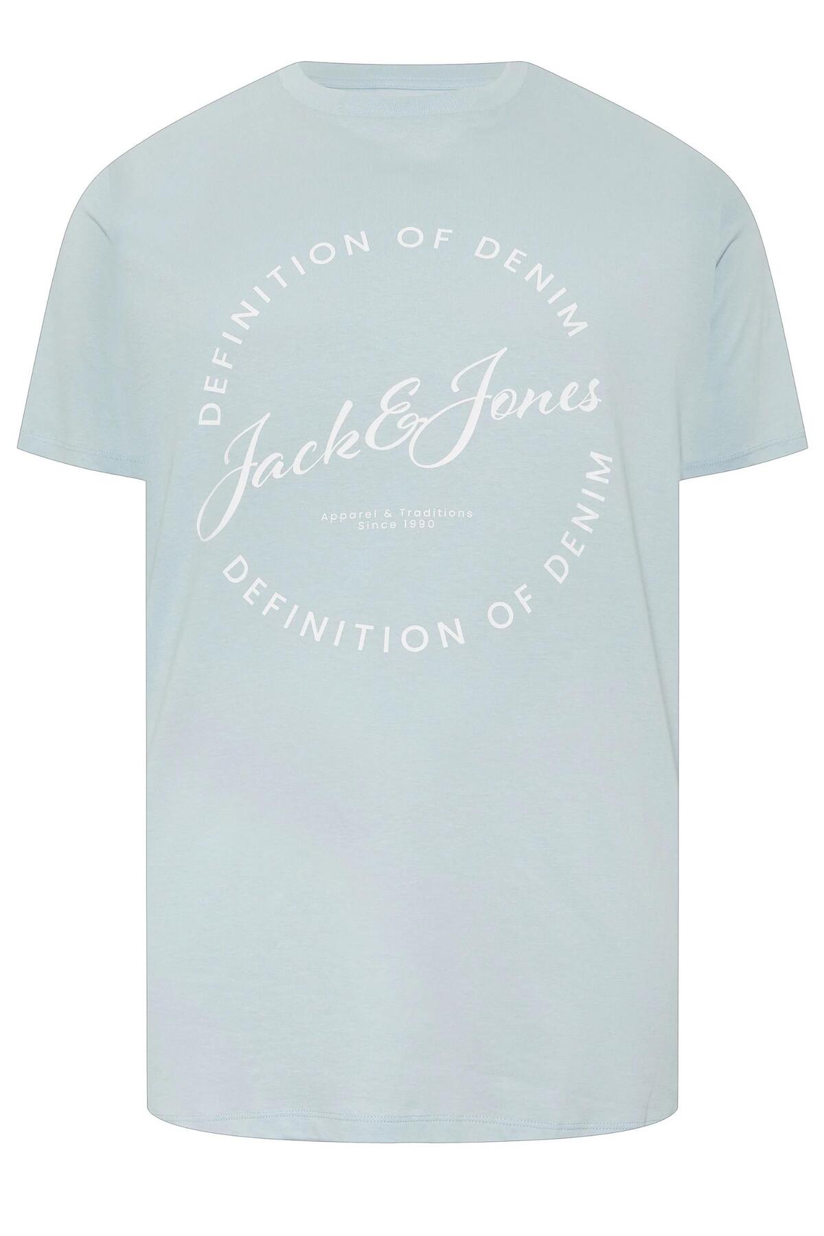 تی‌شرت آستین کوتاه طرح JJGRAYSON سایز بزرگ طرح چاپی کد ۱۲۲۹۴۵۱۴ JACK&JONES جک اند جونز تی شرت Jack & Jones