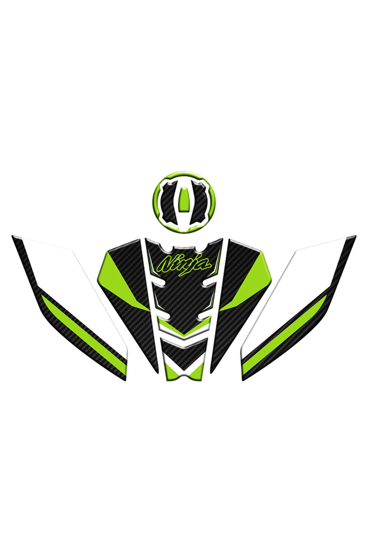 nagomiページ gogo premium KAWASAKİ NİNJA 500 2025 UYUMLU TANK PAD SET 003