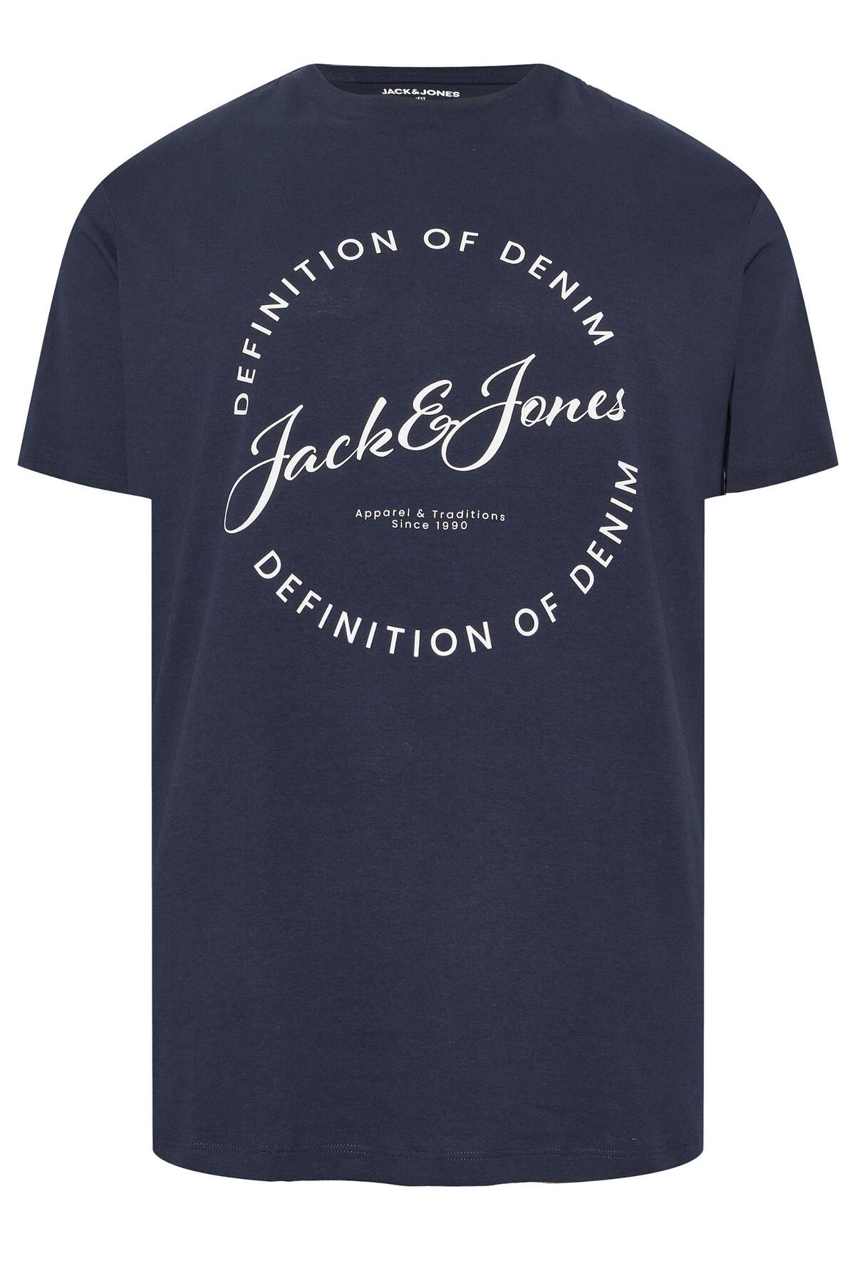 تی‌شرت آستین کوتاه طرح JJGRAYSON سایز بزرگ طرح چاپی کد ۱۲۲۹۴۵۱۴ JACK&JONES جک اند جونز تی شرت Jack & Jones