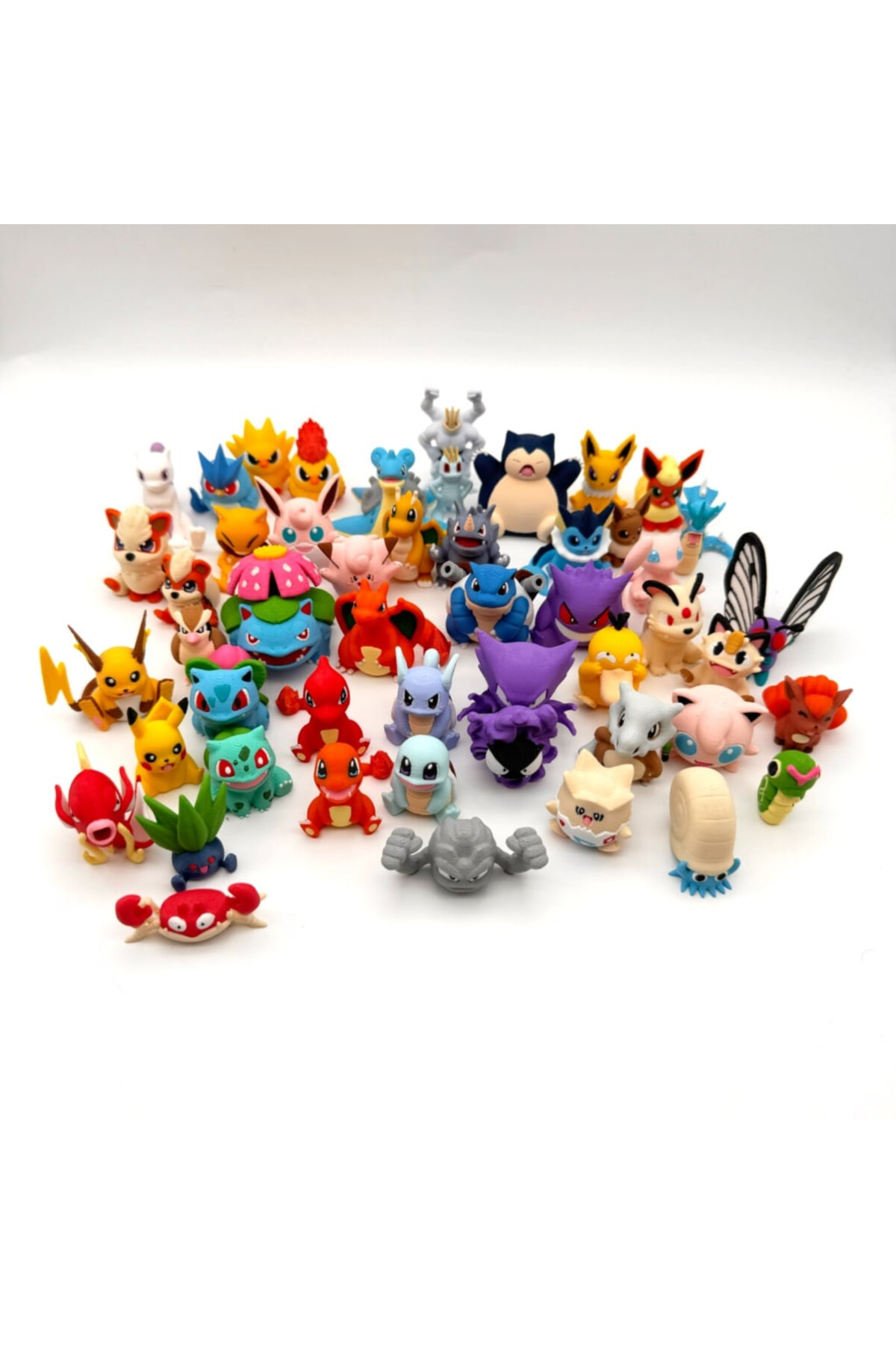 Neptune 151 + 4 Pokemon Kanto Mini Figür Koleksiyonu (155 Parça