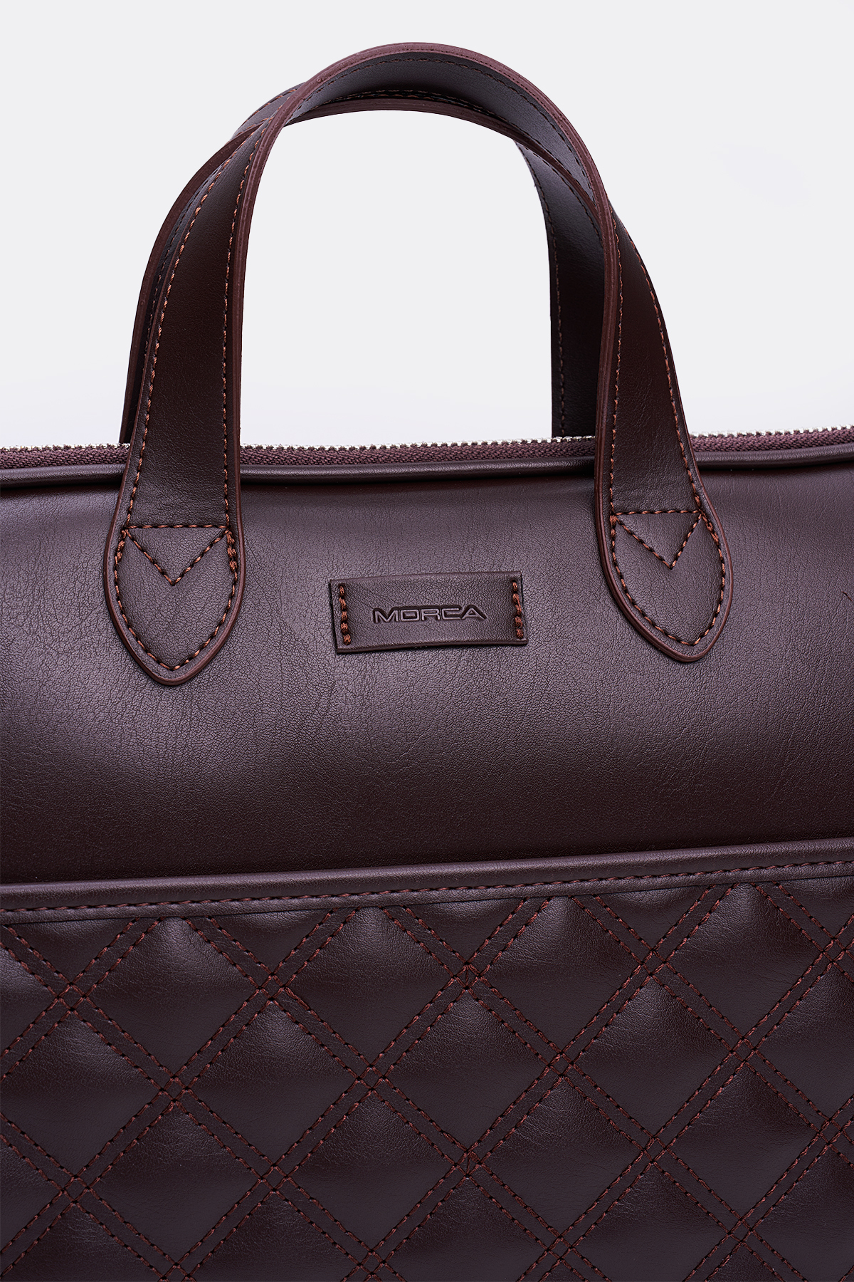 MORCA  Macbook Air Pro 15"& 16"inç Laptop Evrak Çantası Kahverengi - Görsel 5