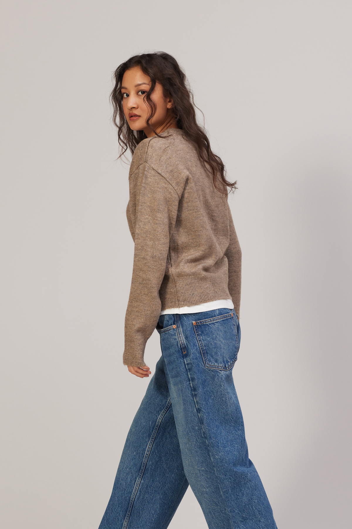 Nisan  DÜĞME DETAYLI TRİKO KAZAK - Görsel 3