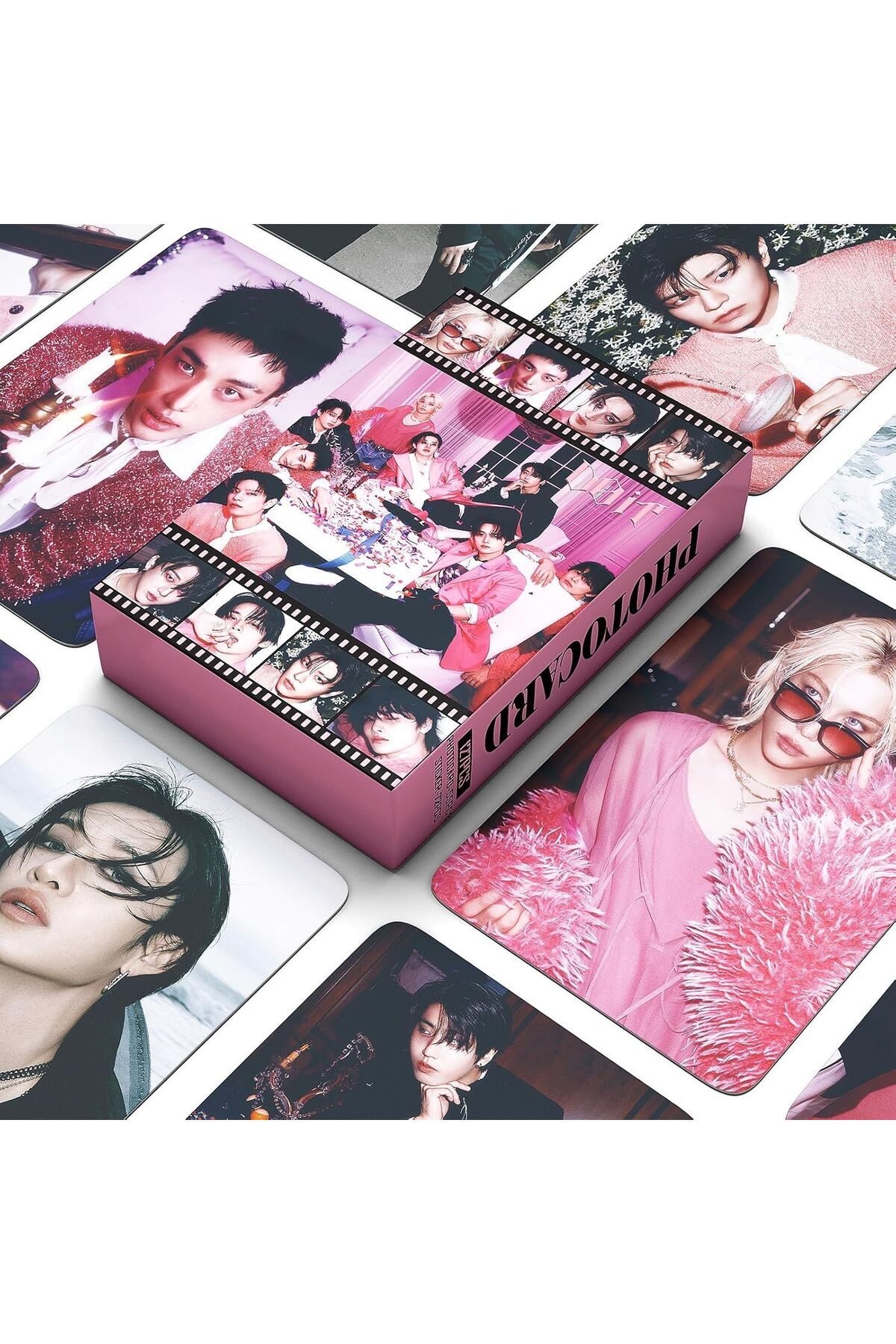 Kpop Dünyasi STRAY KIDS '' DO IT '' Çift Yön Baskılı Lomo Card