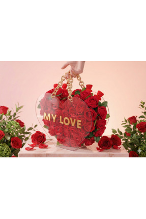 LUXORA FLORAL Aşk Çantası -Kişiye Özel Hediyelik Ürün-EN ŞIK DUYGULARIN ŞEFFA...