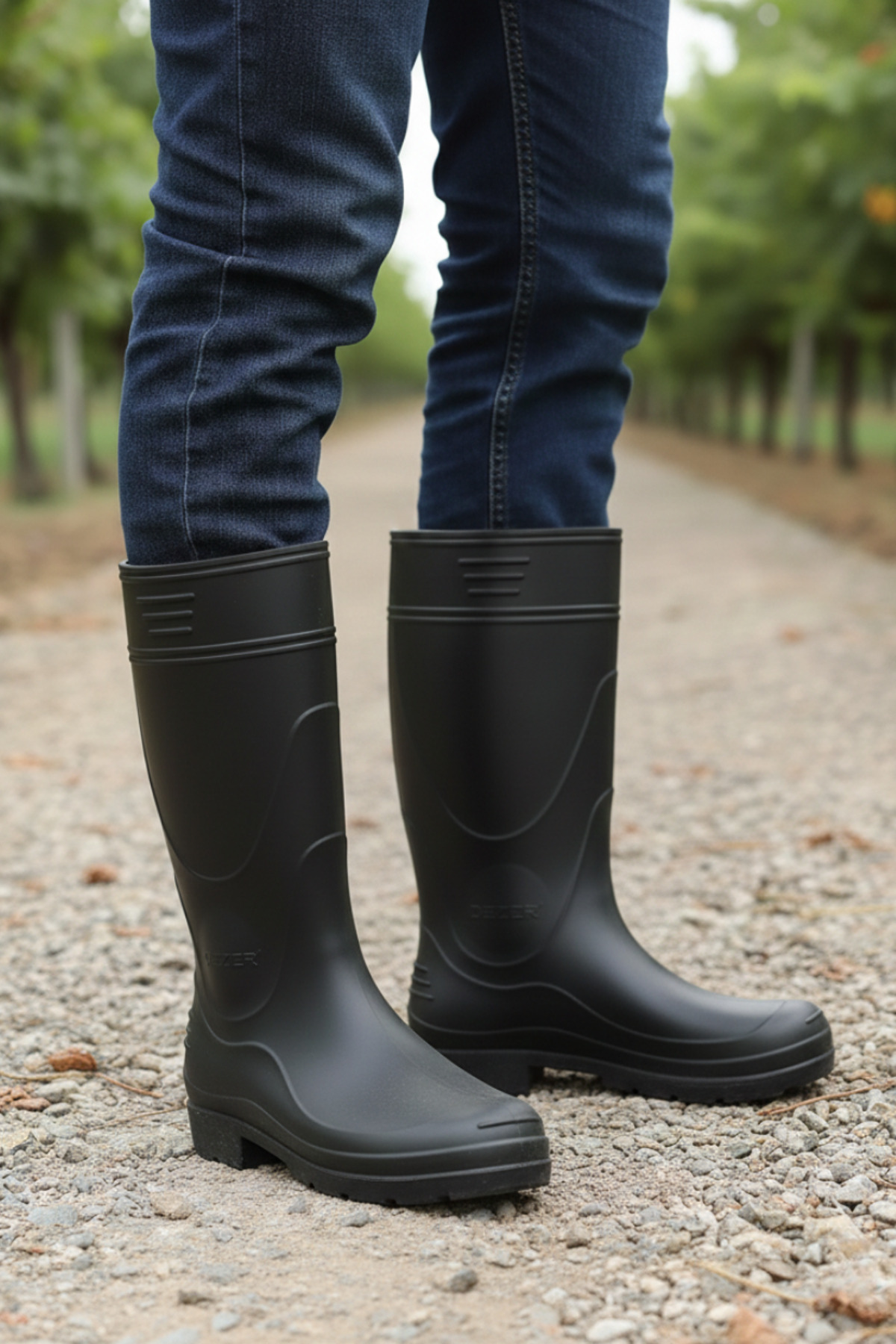Daytex  Hafif Eva Çizme Astarsız Su Geçirmez Bahçe ve Yağmur Çizmesi - Görsel 3