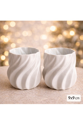 ŞİRİN HOME DEKOR ikili Set Minimal Vazo Saksı – Modern Dekoratif Tasarım – Ev...