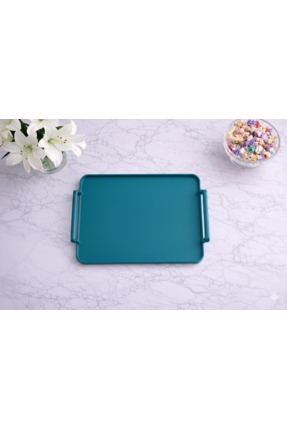 ZucciHome Aurora Eucalyptus Opak Servis Tepsisi | Dayanıklı Sunum Tepsisi - 3...