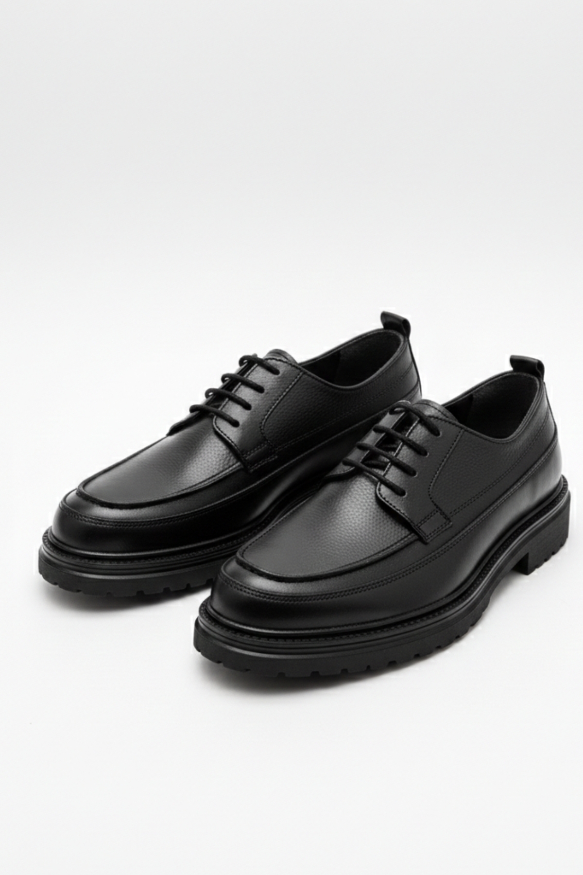 LUSIVE  Hakiki Deri Siyah Günlük Rahat Erkek Klasik Ayakkabı LUASS28AL0050